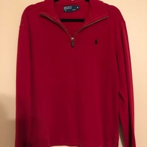 Red Polo Pullover